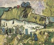 Vincent Van Gogh Farmhouse with Two Figures (nn04) Germany oil painting reproduction